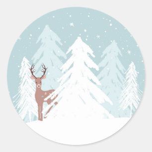 Hiver Onederland Premier Anniversaire Sticker Cerf