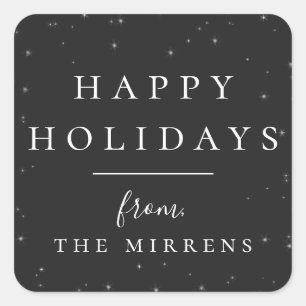 Hiver Sticker Black Holiday