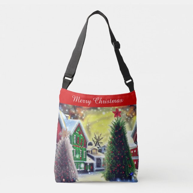 Hiver Village de Noël Sac carrossable (Devant)