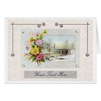 Hiver vintage floral