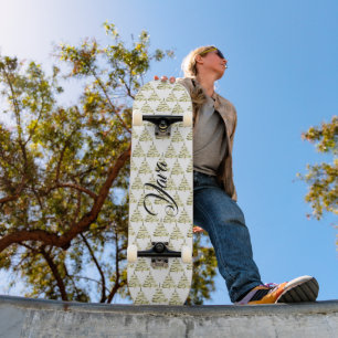 hiver xmas vibes personnaliser Skateboard