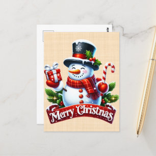 Hivernale Festive Postkarte