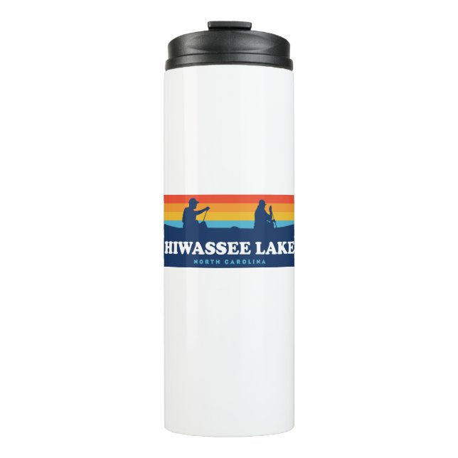 Hiwassee North Carolina Canoe Thermosbecher (Vorderseite)