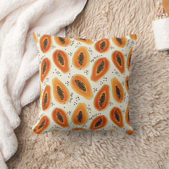 Hiya Papaya Pattern Kissen (Decke)