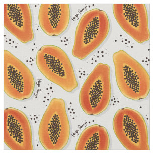 Hiya Papaya Pattern Stoff