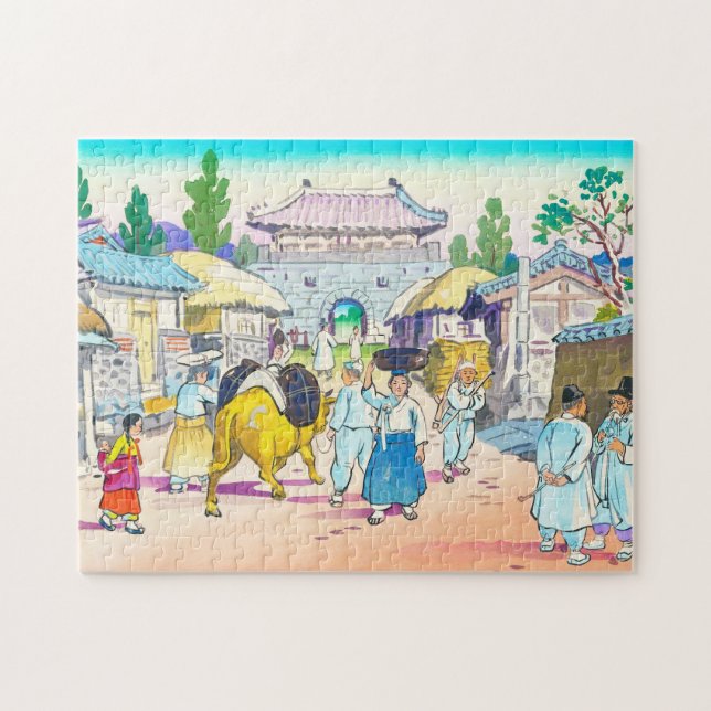 Hiyoshi Mamoru Koreanischer Markt Japanische Lands (Horizontal)