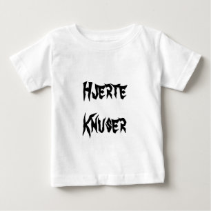 Hjerteknuser, Herzerbrecher im Norwegischen Baby T-shirt