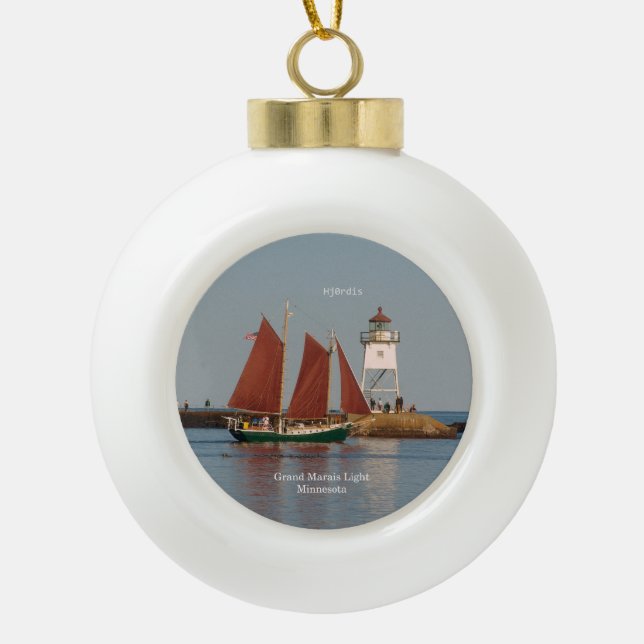 Hjordis & Grand Marais Light Ornament (Vorderseite)