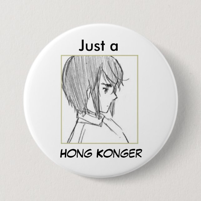 HK skizzieren, gerade a, Hong Konger Button (Vorderseite)