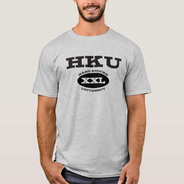 HKU frappe dur le T-shirt d'université (Devant)