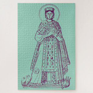 Hl. Agnes von Rom griechisches Mosaik