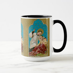 Hl. Aloysius Gonzaga & Pestopfer (M 006) Tasse
