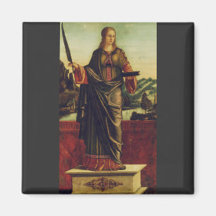 Hl. Anastasia von Rom Premium Kunst Magnet