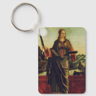 Hl. Anastasia von Rom Premium Kunst Schlüsselanhänger