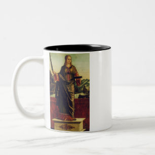 Hl. Anastasia von Rom Premium Kunst Zweifarbige Tasse