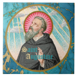 Hl. Augustinus von Hippo (SAU 047; Detail) Fliese