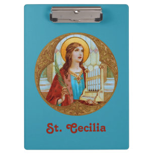 Hl. Cäcilia von Rom (BK 003) Klemmbrett