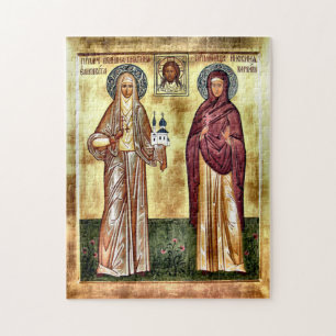 Hl. Elisabeth die Neue Märtyrerin Orthodoxe Ikone 