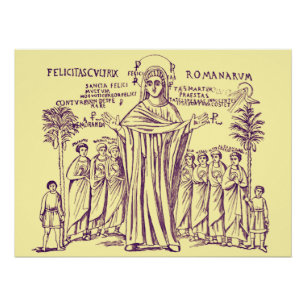 Hl. Felicitas von Rom und sieben Söhne Poster
