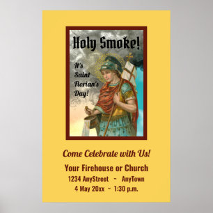 Hl. Florian mit Eimer (Rauch; M 019) Poster