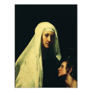 Hl. Franziska von Rom Schutzengel Fine Art Fotodruck