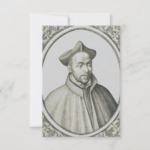 Hl. Ignatius von Loyola Kämpfer der Gnade Heiligen Dankeskarte