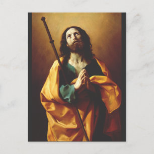Hl. Jakobus der Ältere von Guido Reni Kunst Postkarte