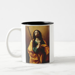 Hl. Jakobus der Ältere von Guido Reni Kunst Zweifarbige Tasse