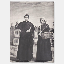 Hl. Johannes Bosco mit Mutter Magnet