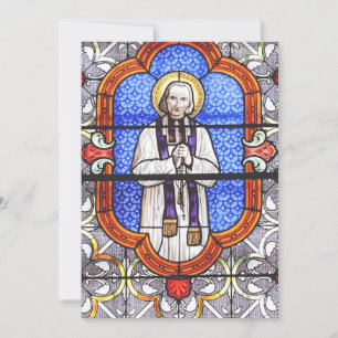 Hl. Johannes Vianney Patron der Pfarrer Dankeskarte