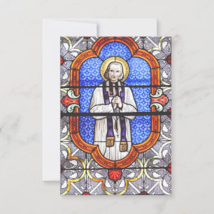 Hl. Johannes Vianney Patron der Pfarrgeistlichen Dankeskarte