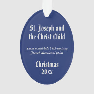 Hl. Joseph und das Jesuskind (DPT 002) Ornament