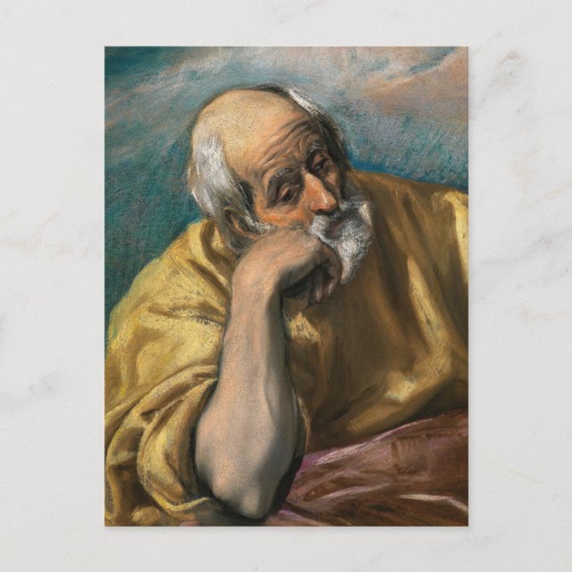 Hl. Joseph von El Greco Postkarte (Vorderseite)
