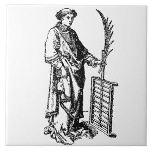 Hl. Laurentius von Martin Schongauer Fliese