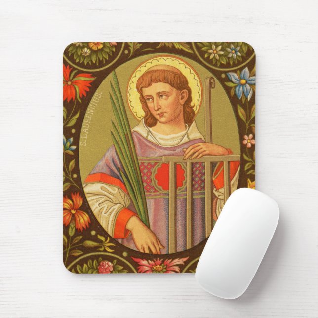 Hl. Laurentius von Rom (PM 04) Mousepad (Mit Mouse)