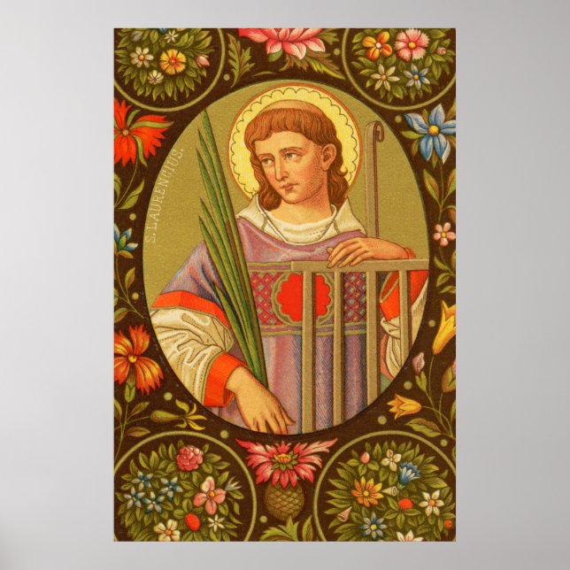 Hl. Laurentius von Rom (PM 04) Poster 2 (Vorne)