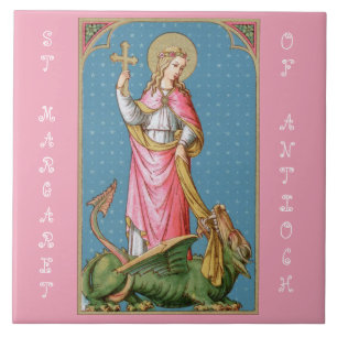 Hl. Margareta von Antiochia (SAU 038) Fliese