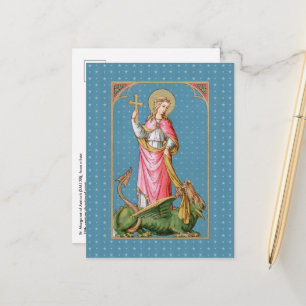 Hl. Margareta von Antiochia (SAU 038) Postkarte