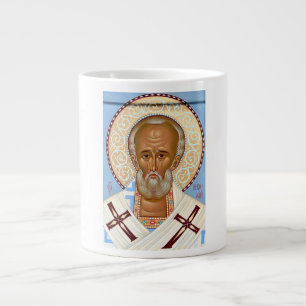 Hl. Nikolaus von Myra byzantinische orthodoxe Ikon Jumbo-Tasse
