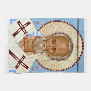Hl. Nikolaus von Myra Premium-Orthodoxe Kunst Geschirrtuch
