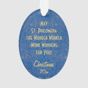 Hl. Philomena mit Anker (SNV 051) Acryl Ornament