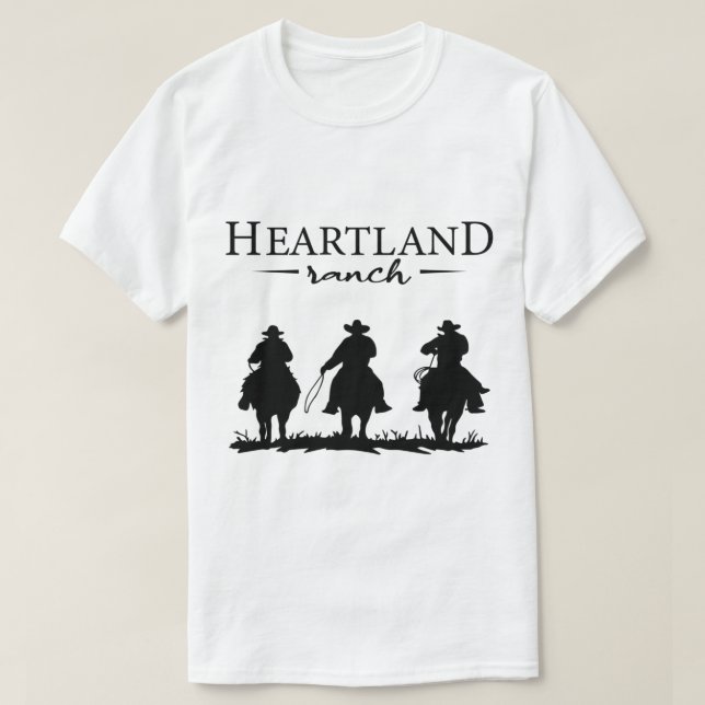 HL Ranch, Heartland, Kernland, Heartland UK, T-Shirt (Design vorne)