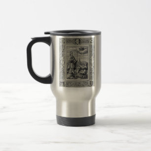 Hl. Valentin von Rom Gravur Premium Kunst Reisebecher