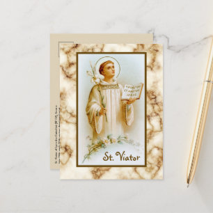 Hl. Viator von Lyon der Katechet (BF 02) Postkarte