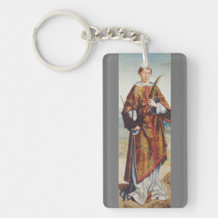 Hl. Vinzenz von Saragossa Märtyrer Fine Art Schlüsselanhänger