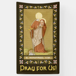 Hl. Winifred von Wales (P 002) Banner