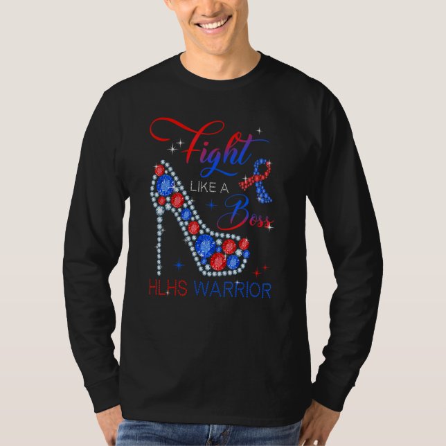 Hlhs Warrior 2022 kämpft wie ein Boss High Heels T-Shirt (Vorderseite)
