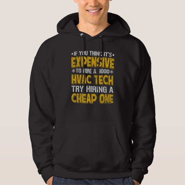 HLK-Techniker Vintage HLK-Tech Hoodie (Vorderseite)