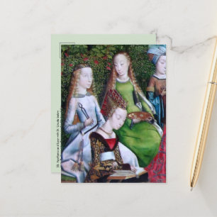Hll. Apollonia und Lucia (mit der hl. Ursula) Postkarte