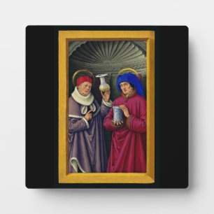 Hll. Kosmas und Damian Schutzpatrone des Gesundhei Fotoplatte